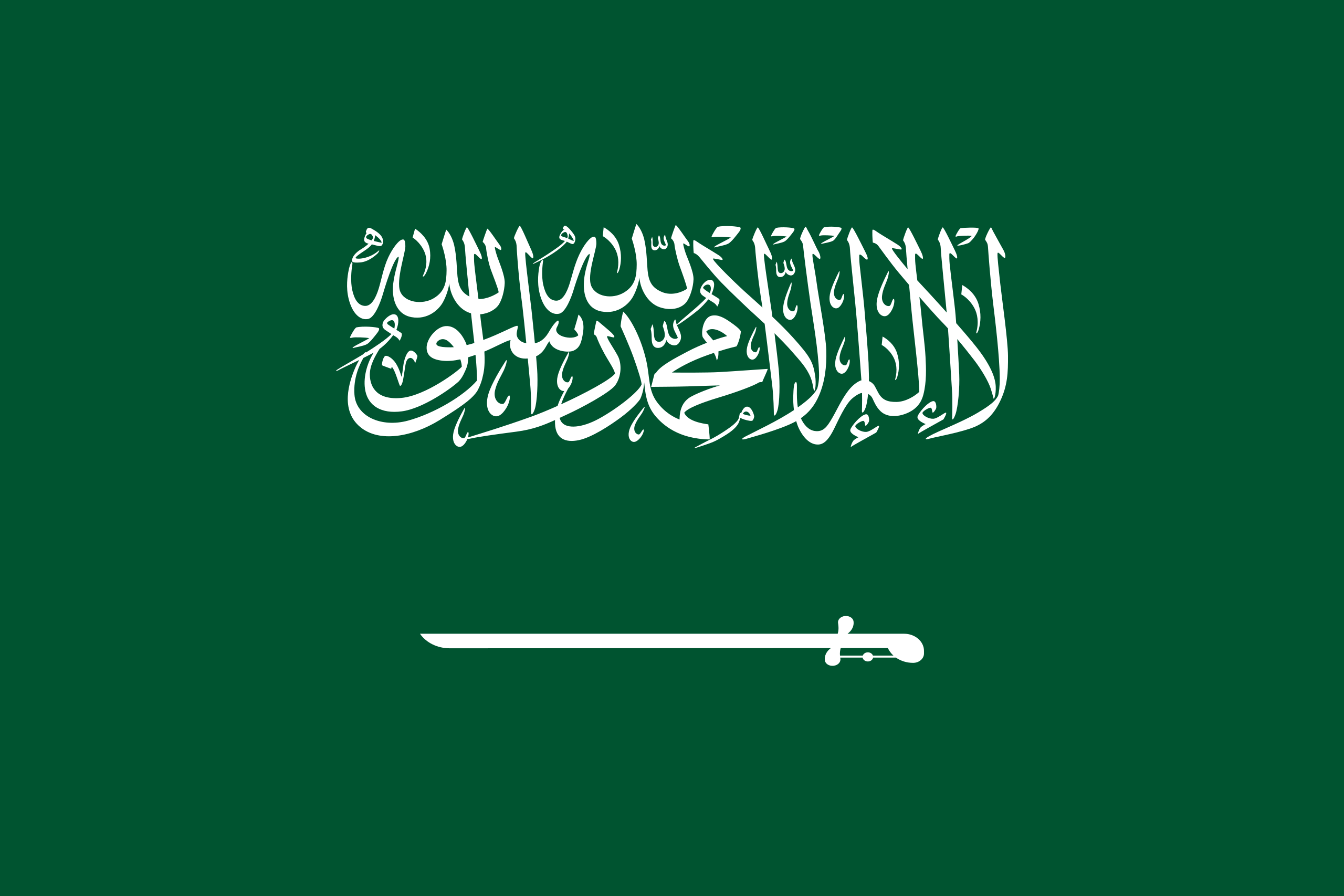 علم السعودية png بدون خلفية بيضاء