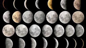 أطوار القمر بالترتيب والتقويم القمري