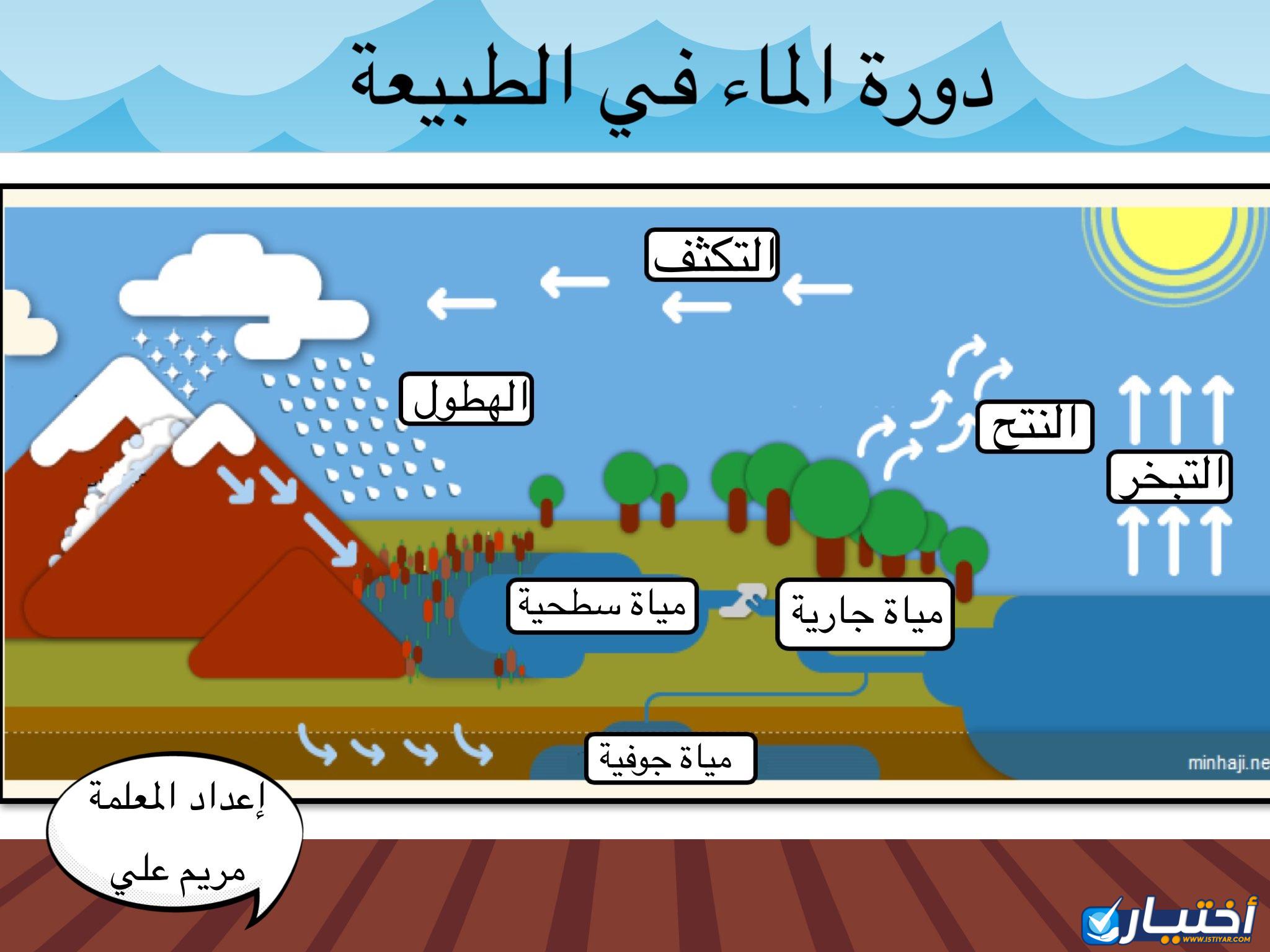 دورة الماء في الطبيعة